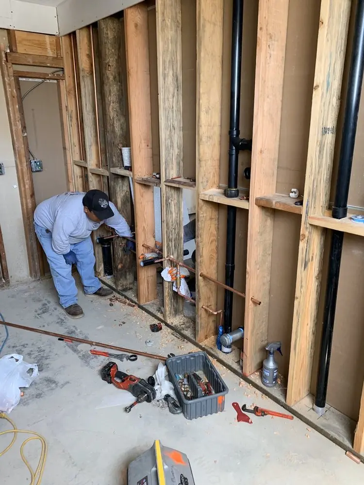 Commercial rough-in plumbing for Water Heater Replacement in Snow Hill